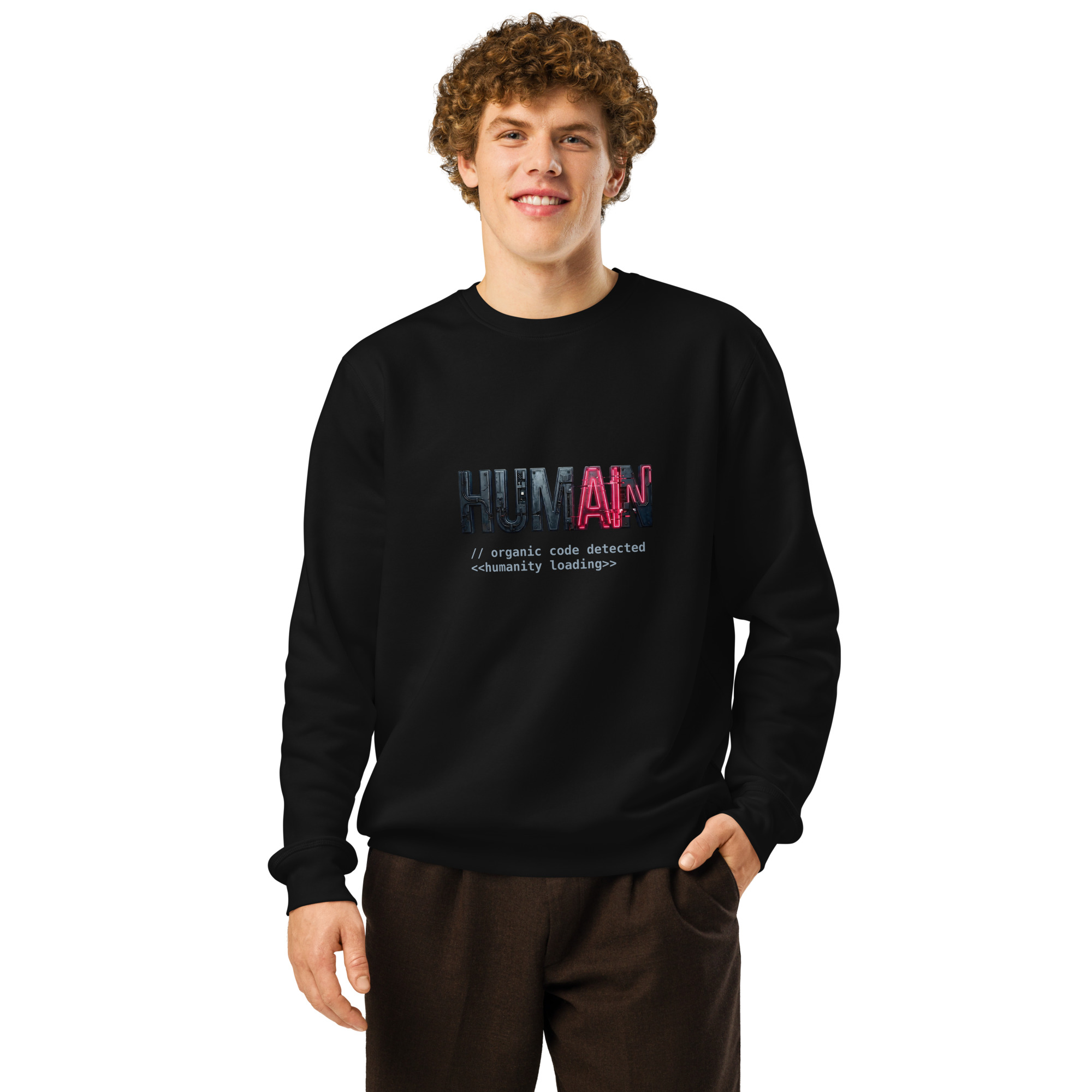 HUMAN Bio-Baumwoll Pullover – Bild 5