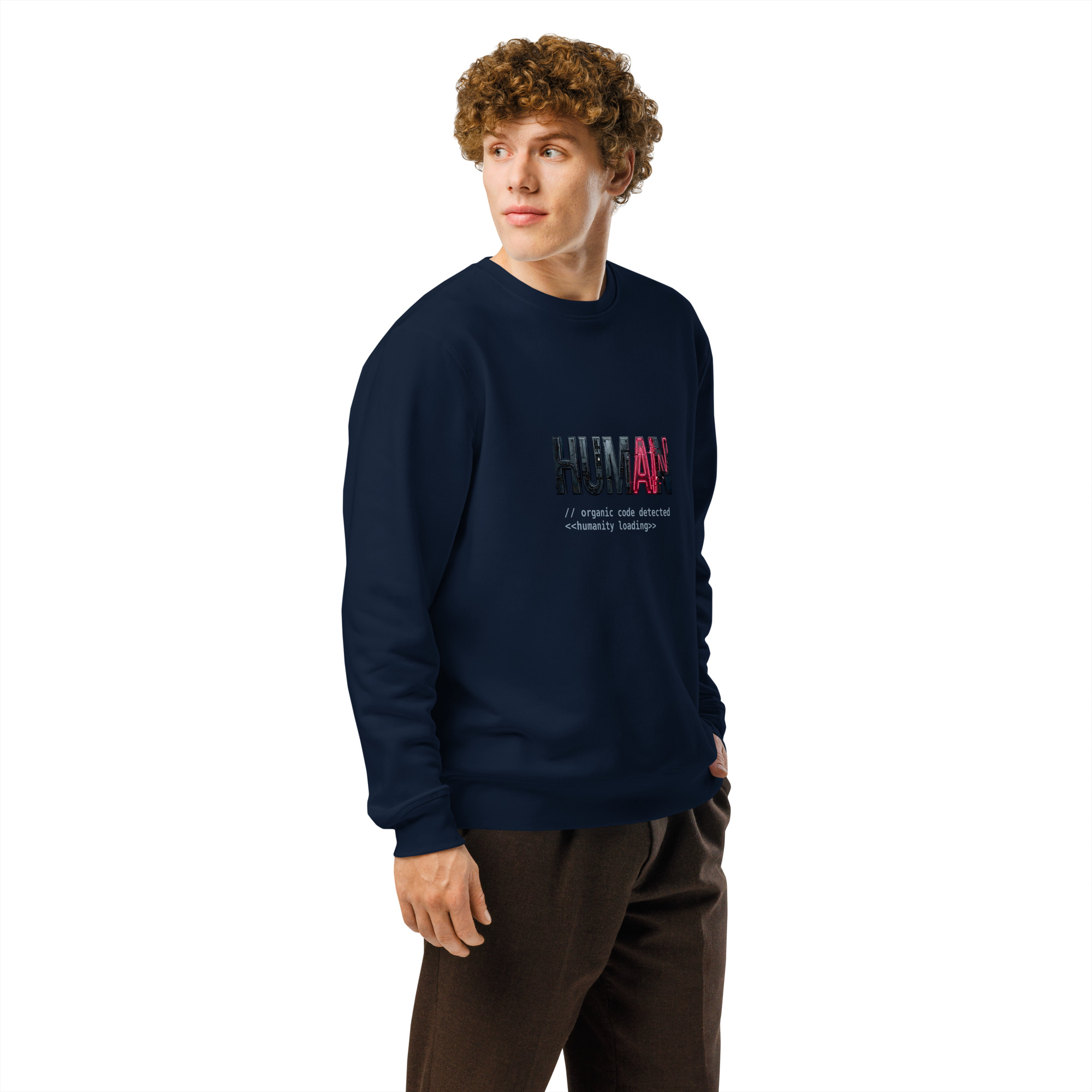 HUMAN Bio-Baumwoll Pullover – Bild 7